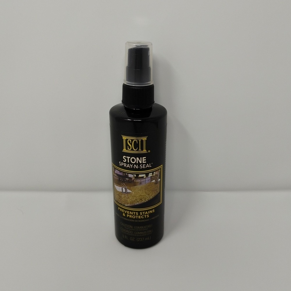 SCI Stone Spray‎ N Seal Sealer 8 oz Spray Bottle Granite Marble Grout Protection